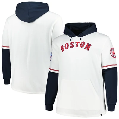 '47 Navy Boston Red Sox Big  Tall Trifecta Shortstop Pullover Hoodie