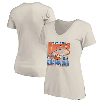 '47 New York Knicks Three-Time NBA Finals Champions Plus V-Neck T-Shirt