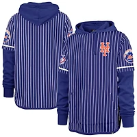 '47 New York Mets Pinstripe Double Header Pullover Hoodie