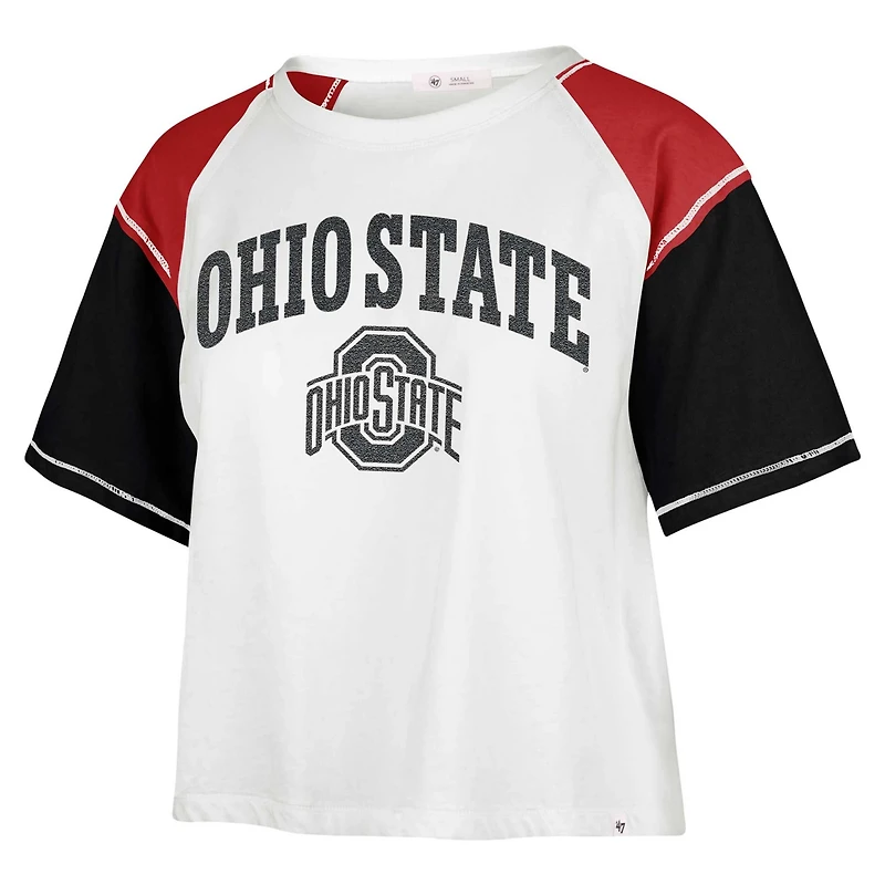 '47 Ohio State Buckeyes Serenity Gia Cropped T-Shirt