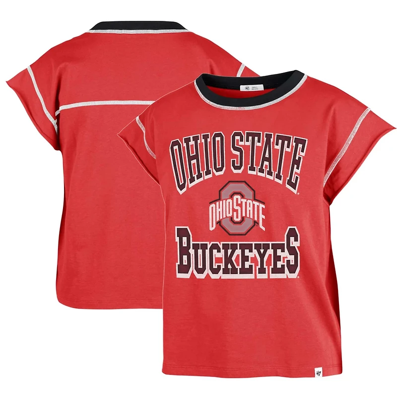 '47 Ohio State Buckeyes Sound Up Maya Cutoff T-Shirt