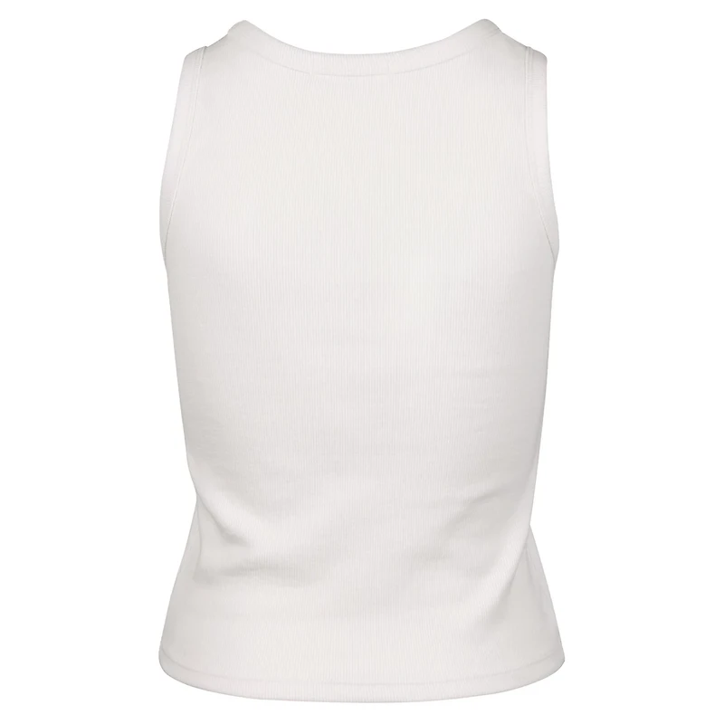 '47 Penn State Nittany Lions Micro Logo Ribbed Cropped Tank Top