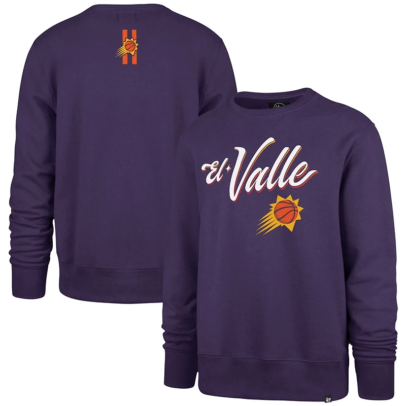 '47 Phoenix Suns 2023/24 City Edition Postgame Headline Crew Pullover Sweatshirt