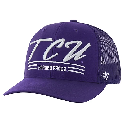 '47 TCU Horned Frogs Garner Trucker Adjustable Hat