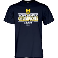 84 Michigan Wolverines 2025 Big Ten Softball Conference Tournament Champions Locker Room T-Shirt