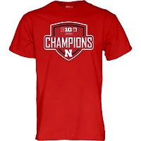 84 Nebraska Huskers 2024 Big 10 Baseball Conference Tournament Champions Locker Room T-Shirt