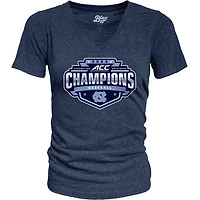 84 North Carolina Tar Heels 2025 ACC Baseball Conference Tournament Champions Locker Room V-Neck T-Shirt