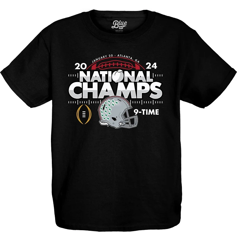 84 Ohio State Buckeyes College Football Playoff 2024 National Champions Schedule T-Shirt