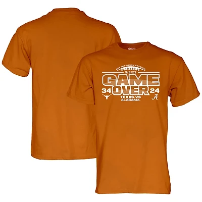 84 Texas Orange Texas Longhorns vs Alabama Crimson Tide 2023 Football Score T-Shirt