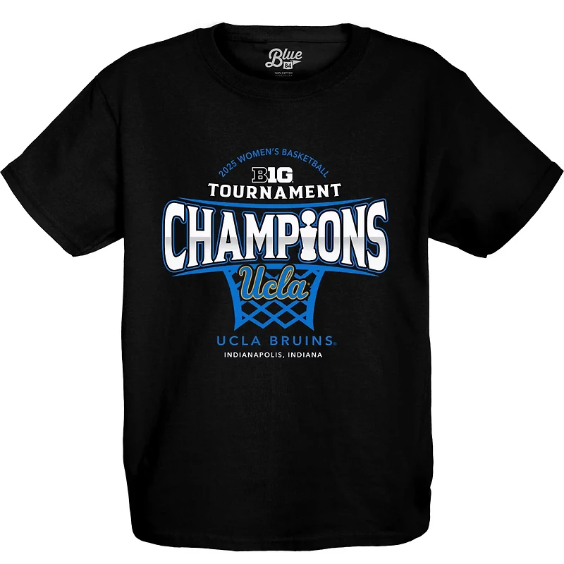 84 UCLA Bruins 2025 Big Ten Women's Basketball Conference Tournament Champions Locker Room T-Shirt