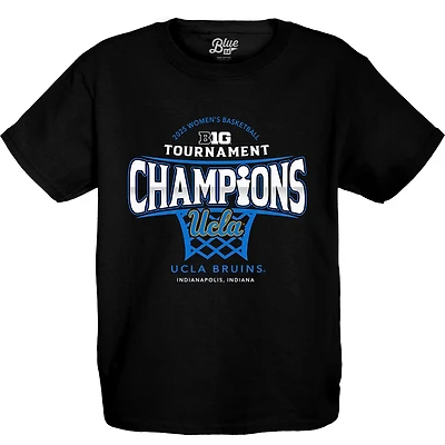 84 UCLA Bruins 2025 Big Ten Women's Basketball Conference Tournament Champions Locker Room T-Shirt