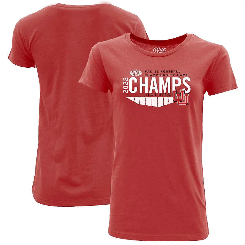 84 Utah Utes 2022 PAC-12 Football Conference Champions Locker Room T-Shirt