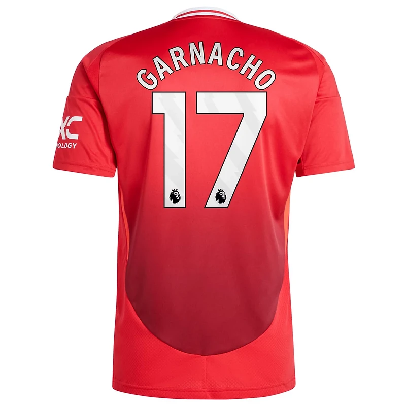 adidas Alejandro Garnacho Manchester United 2024 25 Home Replica Player Jersey