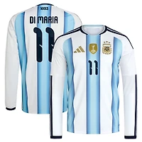 adidas Angel Di Maria Argentina National Team 2026 Home Replica Long Sleeve Jersey