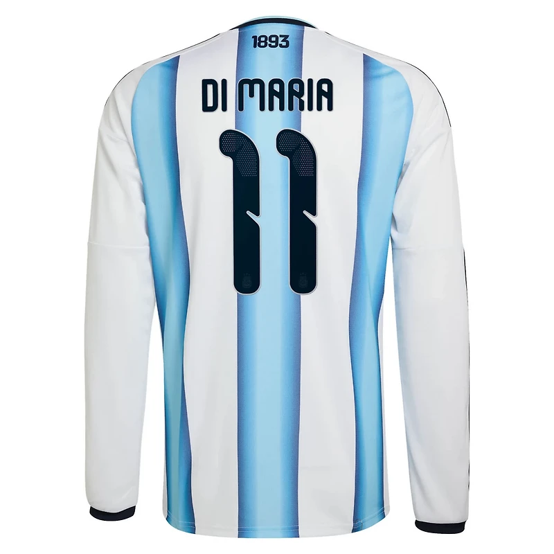 adidas Angel Di Maria Argentina National Team 2026 Home Replica Long Sleeve Jersey