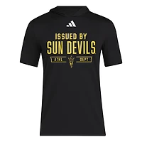 adidas Arizona State Sun Devils 2025 AREOREADY Sideline Training Hooded T-Shirt