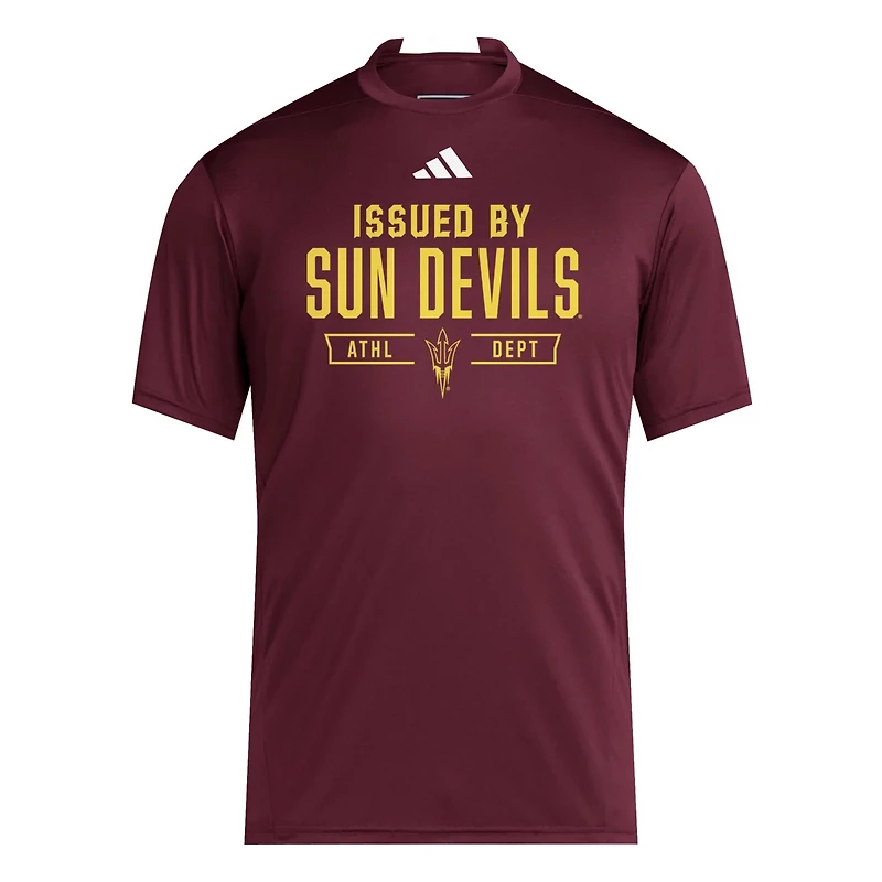 adidas Arizona State Sun Devils 2025 Training Performance Team T-Shirt