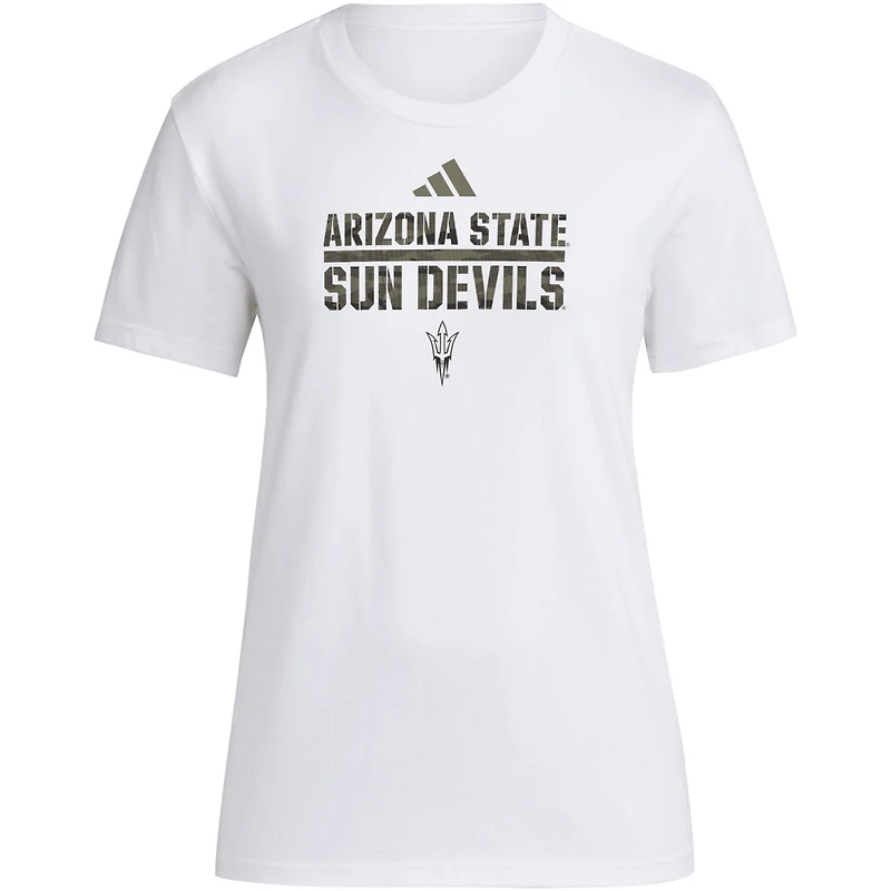 adidas Arizona State Sun Devils AEROREADY Military Appreciation Pregame T-Shirt