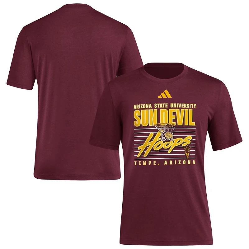 adidas Arizona State Sun Devils Locker Swish Tri-Blend T-Shirt