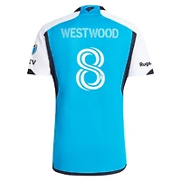 adidas Ashley Westwood Charlotte FC 2024 The Carolina Kit Explore Authentic Player Jersey