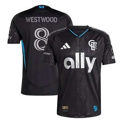 adidas Ashley Westwood Charlotte FC 2025 Fortress Kit Authentic Player Jersey