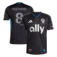 adidas Ashley Westwood Charlotte FC 2025 Fortress Kit Authentic Player Jersey