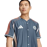 adidas Bayern Munich US Pack Full-Button Baseball Jersey