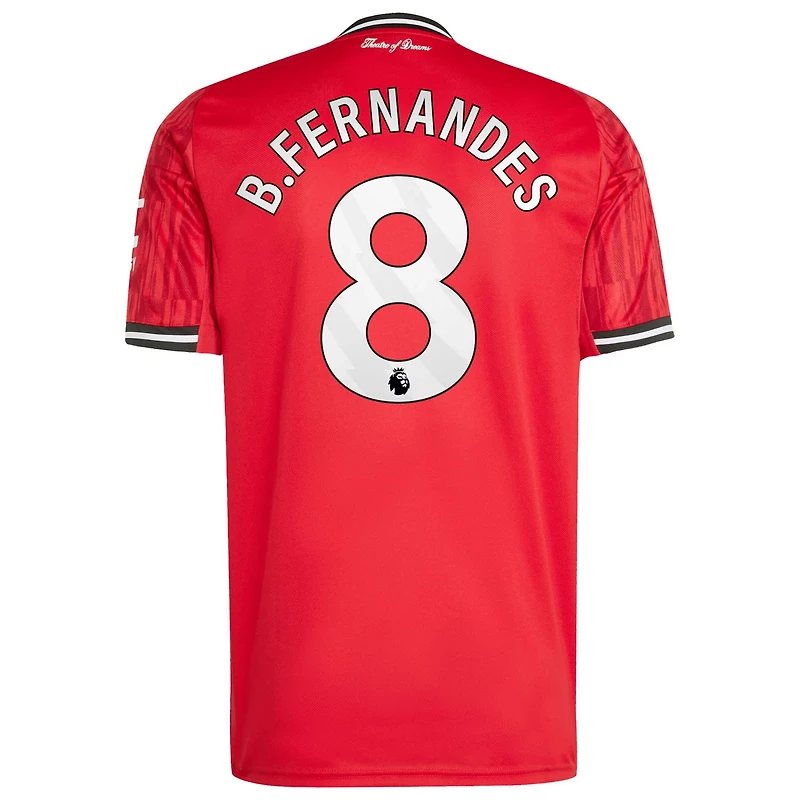 adidas Bruno Fernandes Manchester United Home 2025 26 Replica Player Jersey
