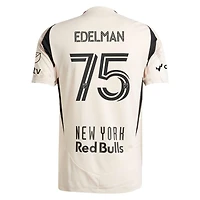 adidas Daniel Edelman New York Red Bulls 2025 Stone Kit Authentic Player Jersey