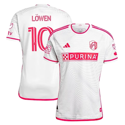 adidas Eduard Lwen St Louis City SC 2024 The Confluence Kit Authentic Player Jersey