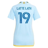 adidas Emmanuel Latte Lath Light Atlanta United FC 2024 The Resurgens Kit Replica Player Jersey