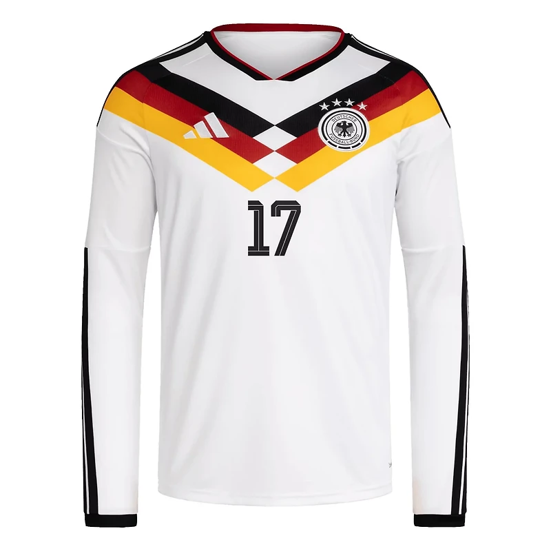 adidas Florian Wirtz Germany National Team 2026 Home Replica Long Sleeve Jersey