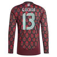 adidas Guillermo Ochoa Mexico National Team 2024 Home Replica Player Long Sleeve Jersey