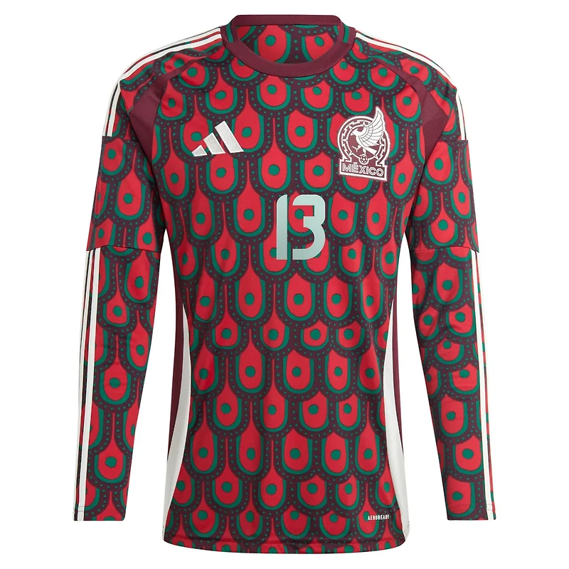 adidas Guillermo Ochoa Mexico National Team 2024 Home Replica Player Long Sleeve Jersey