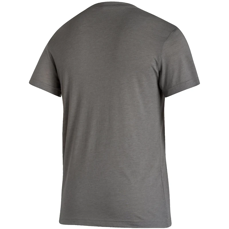 adidas Heathered Charcoal Miami Hurricanes 5X National Champions Reminisce Tri-Blend T-Shirt