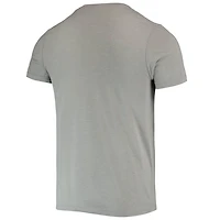 adidas Heathered Gray Nebraska Huskers Reminisce Tri-Blend T-Shirt