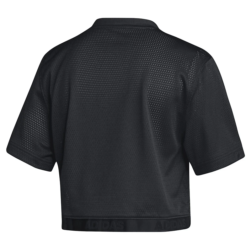 adidas Indiana Hoosiers Primegreen V-Neck Cropped Jersey