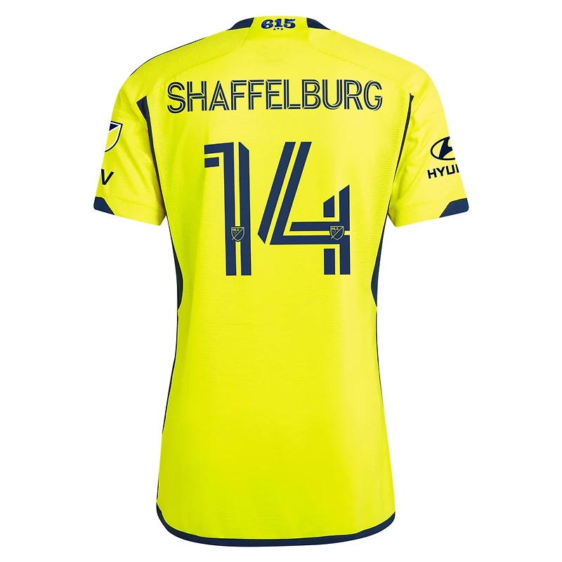 adidas Jacob Shaffelburg Nashville SC 2024 The 615 Kit Authentic Player Jersey