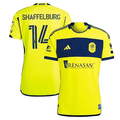 adidas Jacob Shaffelburg Nashville SC 2024 The 615 Kit Authentic Player Jersey