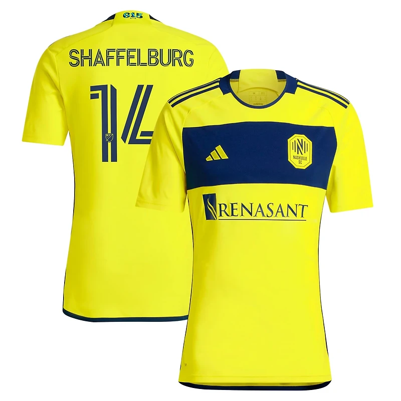 adidas Jacob Shaffelburg Nashville SC 2024 The 615 Kit Replica Player Jersey