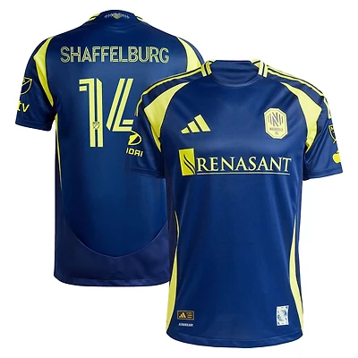 adidas Jacob Shaffelburg Nashville SC 2025 The Heart Of Kit Authentic Player Jersey