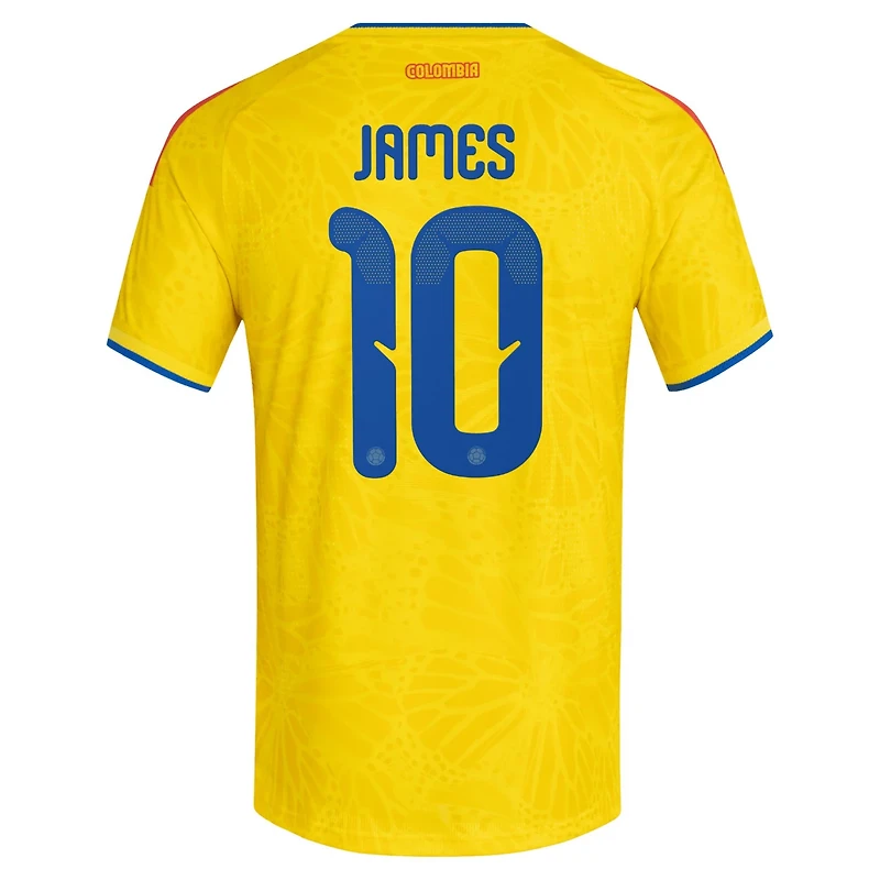 adidas James Rodriguez Colombia National Team 2026 Home Authentic Jersey