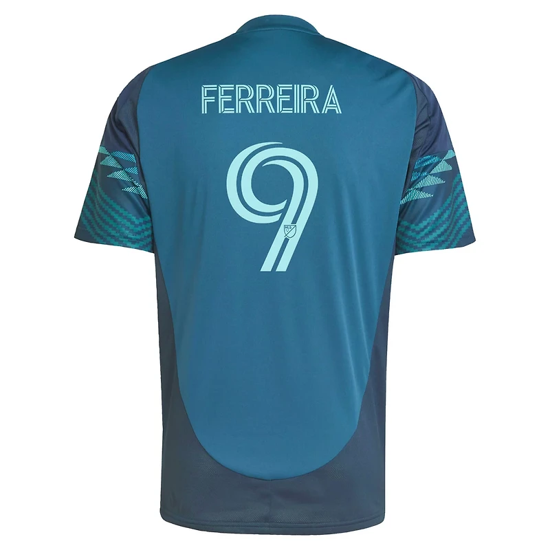 adidas Jesus Ferreira Seattle Sounders FC 2025 The Salish Sea Kit Replica Player Jersey