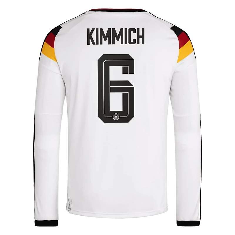 adidas Joshua Kimmich Germany National Team 2026 Home Replica Long Sleeve Jersey