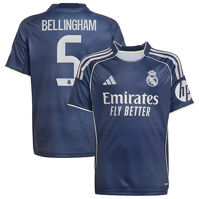 adidas Jude Bellingham Real Madrid 2025 26 Away Replica Player Jersey