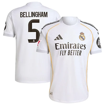 adidas Jude Bellingham Real Madrid 2025 26 Home Authentic Jersey