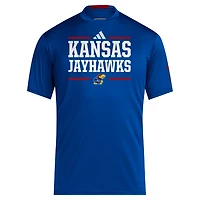 adidas Kansas Jayhawks 2024 Sideline AEROREADY T-Shirt