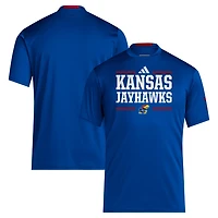 adidas Kansas Jayhawks 2024 Sideline AEROREADY T-Shirt