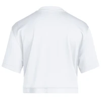 adidas Kansas Jayhawks Out Cropped T-Shirt