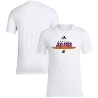 adidas Kansas Jayhawks Softball Pitcher's Circle T-Shirt